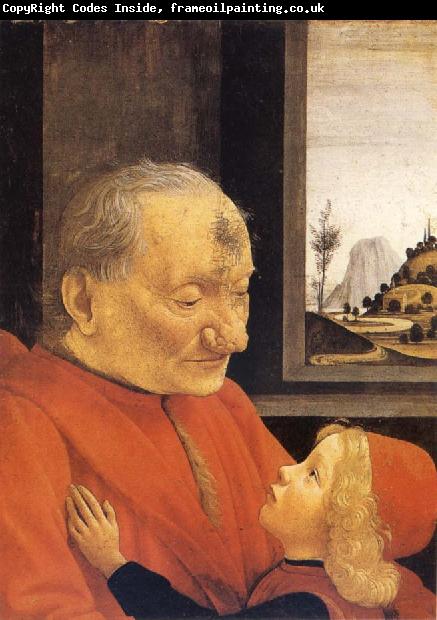 GHIRLANDAIO, Domenico Old Man and Young Boy